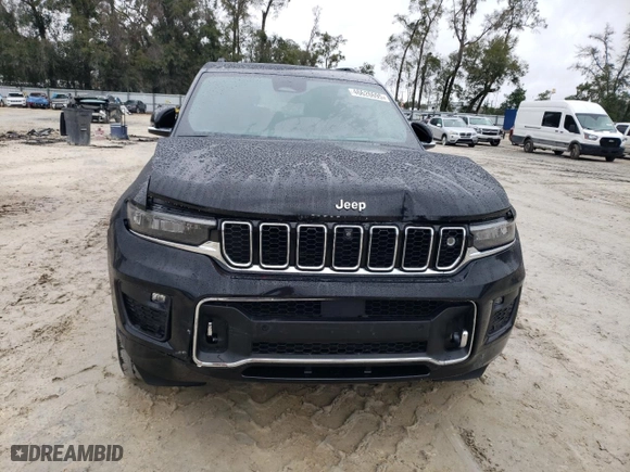 2022 Jeep Grand Cherokee L Overland with VIN 1C4RJJDG5N8504022, listed as a Copart auction lot 46626695 with 45,799 mi miles and Salvage Title. Bid and sale history available at carsss.com. Image 5.