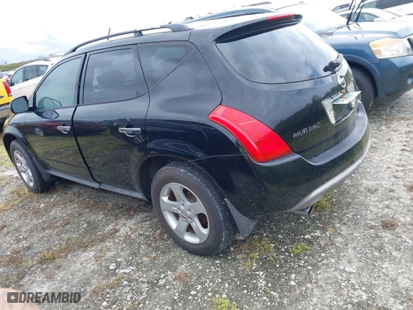 2004 Nissan Murano SL with VIN JN8AZ08T64W205211, listed as a IAAI auction lot 40541858 with 1 mi miles. Bid and sale history available at carsss.com. Image 3.