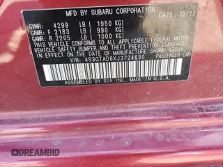 2018 Subaru Impreza Premium with VIN 4S3GTAD6XJ3724630, listed as a Copart auction lot 48565615 with 67,876 mi miles and Salvage Title. Bid and sale history available at carsss.com. Image 12.