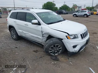 2016 Jeep Grand Cherokee Limited with VIN 1C4RJFBG8GC304073, listed as a IAAI auction lot 42535680 with 57,550 mi miles and . Bid and sale history available at DreamBid. Image 1.