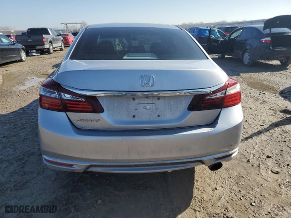 2017 Honda Accord Sedan LX with VIN 1HGCR2F35HA276987, listed as a Copart auction lot 42981745 with 66,288 mi miles and Salvage Title. Bid and sale history available at carsss.com. Image 6.