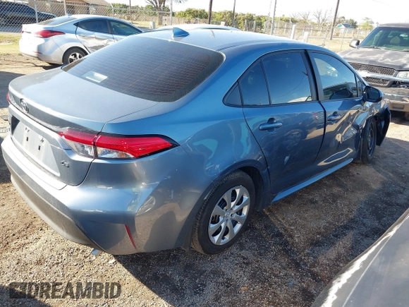 2024 Toyota Corolla LE with VIN 5YFB4MDE7RP224346, listed as a IAAI auction lot 41670380 with 9,879 mi miles. Bid and sale history available at carsss.com. Image 4.