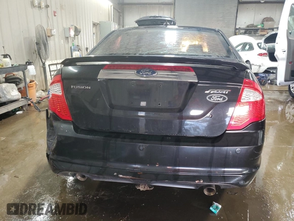2010 Ford Fusion SPORT with VIN 3FAHP0KC4AR223946, listed as a Copart auction lot 50918265 with 162,841 mi miles and Salvage Title. Bid and sale history available at carsss.com. Image 6.