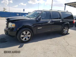 2008 Ford Expedition EL Limited with VIN 1FMFK19588LA49008, listed as a Copart auction lot 65562414 with 255,896 mi miles and Salvage Title. Bid and sale history available at carsss.com. Image 1.