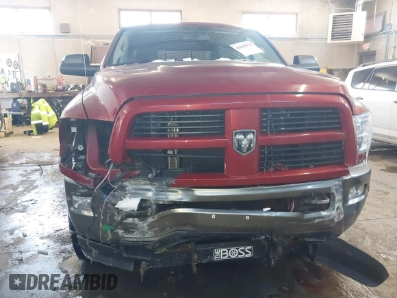 2010 Dodge Ram 2500 SLT with VIN 3D7TT2CT5AG126072, listed as a IAAI auction lot 41620574 with 108,709 mi miles. Bid and sale history available at carsss.com. Image 6.