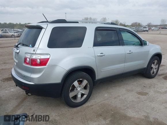 2010 GMC Acadia SLT1 with VIN 1GKLVMED2AJ134252, listed as a IAAI auction lot 42067491 with 174,278 mi miles. Bid and sale history available at carsss.com. Image 4.
