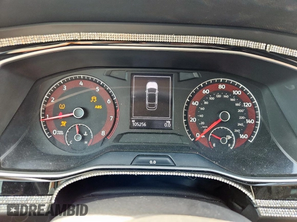 2021 Volkswagen Jetta S with VIN 3VWC57BU2MM001917, listed as a Copart auction lot 62169415 with 105,256 mi miles and Salvage title. Bid and sale history available at DreamBid. Image 9.