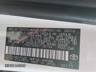 2016 Toyota Prius One with VIN JTDKDTB30G1125154, listed as a Copart auction lot 53493865 with 104,962 mi miles and Clean Title. Bid and sale history available at DreamBid. Image 12.