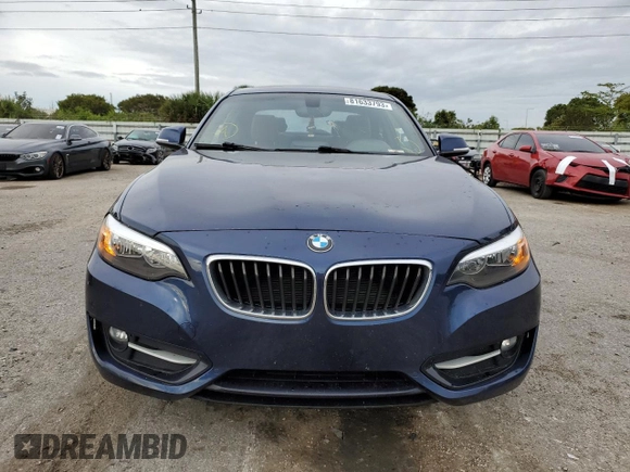 2017 BMW 2 Series 230i with VIN WBA2F9C38HV983992, listed as a Copart auction lot 81633793 with 34,263 mi miles. Bid and sale history available at carsss.com. Image 5.