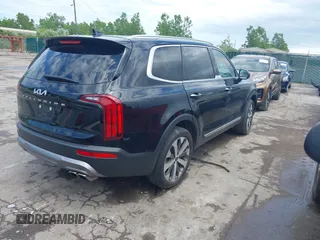 2022 Kia Telluride S with VIN 5XYP6DHCXNG307597, listed as a IAAI auction lot 42443135 with 46,356 mi miles and . Bid and sale history available at DreamBid. Image 4.