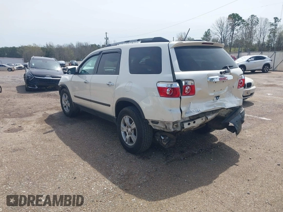 2010 GMC Acadia SL with VIN 1GKLRKED1AJ117161, listed as a IAAI auction lot 41860861 with 145,852 mi miles and . Bid and sale history available at DreamBid. Image 3.