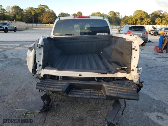 2024 Nissan Frontier SV with VIN 1N6ED1EJ2RN647739, listed as a Copart auction lot 85973344 with 15,592 mi miles and Non Repairable. Bid and sale history available at carsss.com. Image 6.
