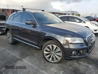 2015 Audi Q5 Hybrid Prestige with VIN WA1C8AFP9FA031177, listed as a Copart auction lot 76412954 with 85,254 mi miles and Salvage title. Bid and sale history available at DreamBid. Image 4.