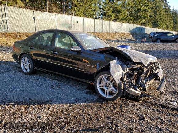 2005 Mercedes-Benz E-Class 5.5L AMG with VIN WDBUF76J25A746426, listed as a Copart auction lot 85879584 with 134,055 mi miles and Salvage Title. Bid and sale history available at carsss.com. Image 4.