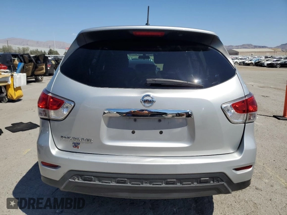 2015 Nissan Pathfinder SV with VIN 5N1AR2MN1FC608382, listed as a Copart auction lot 53967265 with 106,752 mi miles and Salvage title. Bid and sale history available at DreamBid. Image 6.