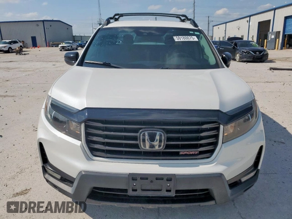 2021 Honda Ridgeline Sport with VIN 5FPYK3F13MB002628, listed as a Copart auction lot 59180075 with 79,454 mi miles and Salvage title. Bid and sale history available at DreamBid. Image 5.