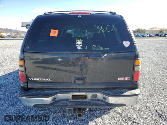 2005 GMC Yukon XL SLE with VIN 1GKEC16Z75J152954, listed as a Copart auction lot 86588284 with 164,185 mi miles and Salvage Title. Bid and sale history available at DreamBid. Image 6.