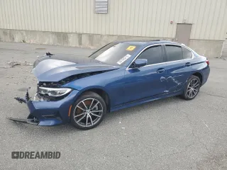 2021 BMW 3 Series 330i xDrive with VIN 3MW5R7J09M8C18773, listed as a Copart auction lot 59106215 with Not provided miles and Non repairable. Bid and sale history available at DreamBid. Image 1.
