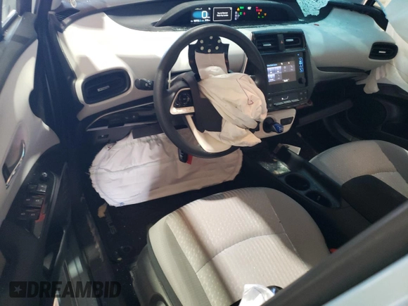 2017 Toyota Prius Two with VIN JTDKBRFU5H3577666, listed as a Copart auction lot 53668975 with 60,752 mi miles and Salvage Title. Bid and sale history available at DreamBid. Image 8.