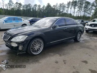 2007 Mercedes-Benz S 550 with VIN WDDNG86X87A115685, listed as a Copart auction lot 51022645 with 101,891 mi miles and Salvage Title. Bid and sale history available at DreamBid. Image 1.