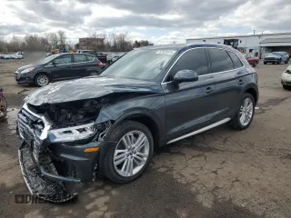2020 Audi Q5 Premium Plus with VIN WA1BNAFY9L2017881, listed as a Copart auction lot 52328975 with 42,283 mi miles and Salvage Title. Bid and sale history available at carsss.com. Image 1.