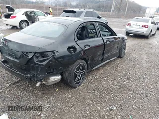 2025 Mercedes-Benz C 300 with VIN W1KAF4HB7SR244183, listed as a IAAI auction lot 41663163 with 1,291 mi miles and . Bid and sale history available at DreamBid. Image 4.