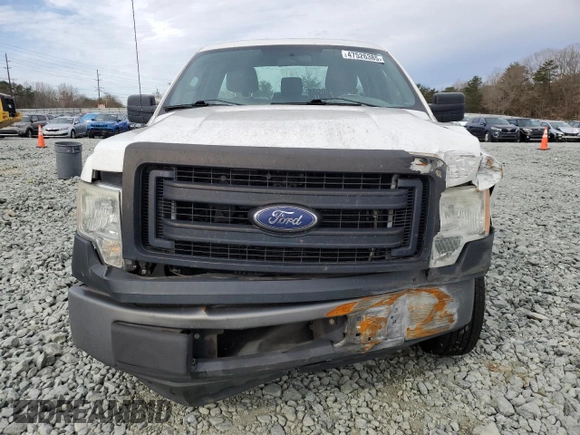 2013 Ford F-150 XL with VIN 1FTMF1CM7DKE41350, listed as a Copart auction lot 47526385 with 210,727 mi miles and Salvage Title. Bid and sale history available at carsss.com. Image 5.