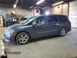 2018 Honda Odyssey EX z VIN 5FNRL6H52JX095858, wystawiony jako Copart lot #72023474 z przebiegiem 49 887 mil mil oraz Szkoda całkowita • Salvage title. Historia ofert i sprzedaży dostępna na DreamBid. Obrazek 1.