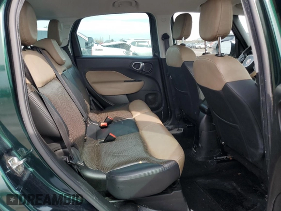 2015 FIAT 500L Lounge with VIN ZFBCFACH3FZ034699, listed as a Copart auction lot 46993955 with 66,238 mi miles and Salvage Title. Bid and sale history available at carsss.com. Image 10.