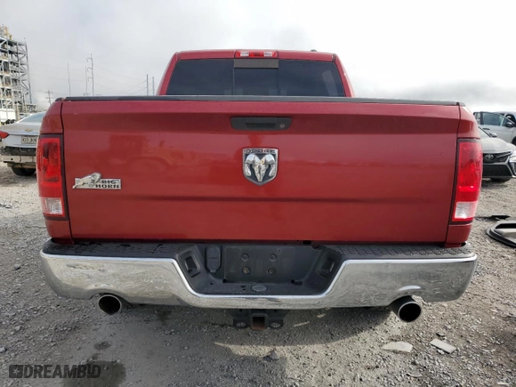 2010 Dodge Ram 1500 SLT with VIN 1D7RB1CT1AS196555, listed as a Copart auction lot 47580305 with 201,771 mi miles and Salvage Title. Bid and sale history available at carsss.com. Image 6.