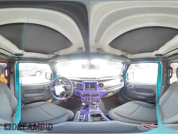2020 Jeep Wrangler Unlimited Sport S with VIN 1C4HJXDG9LW215121, listed as a Copart auction lot 51292305 with 35,100 mi miles and Salvage title. Bid and sale history available at DreamBid. Image 13.
