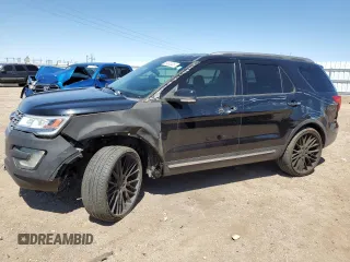 2017 Ford Explorer XLT with VIN 1FM5K7D88HGE00654, listed as a Copart auction lot 55483835 with 153,032 mi miles and Salvage title. Bid and sale history available at DreamBid. Image 1.