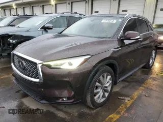 2020 Infiniti QX50 LUXE with VIN 3PCAJ5M39LF118573, listed as a Copart auction lot 37648013 with 50,744 mi miles. Bid and sale history available at carsss.com. Image 1.