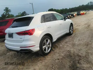 2022 Audi Q3 S line Premium Plus with VIN WA1EECF35N1035137, listed as a IAAI auction lot 42279961 with 43,458 mi miles and . Bid and sale history available at DreamBid. Image 4.