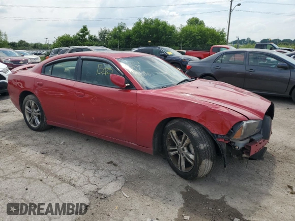 2012 Dodge Charger SXT with VIN 2C3CDXJG6CH184015, listed as a Copart auction lot 59302064 with 207,997 mi miles and Salvage Title. Bid and sale history available at carsss.com. Image 4.
