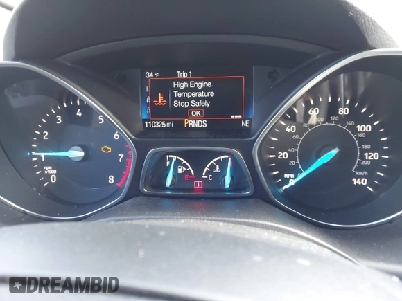 2018 Ford Escape SEL with VIN 1FMCU9HD8JUC25026, listed as a IAAI auction lot 41840888 with 110,325 mi miles. Bid and sale history available at carsss.com. Image 7.