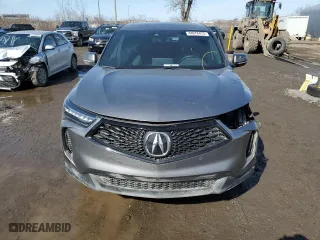 2023 Acura RDX w/A-Spec Package with VIN 5J8TC2H61PL801331, listed as a Copart auction lot 48678475 with 24,757 mi miles and Salvage Title. Bid and sale history available at carsss.com. Image 5.