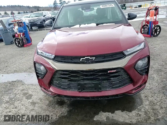 2022 Chevrolet TrailBlazer RS with VIN KL79MTSL8NB080905, listed as a Copart auction lot 45961245 with 42,893 mi miles and Salvage Title. Bid and sale history available at carsss.com. Image 12.