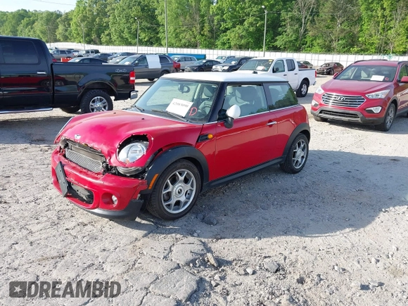 2012 MINI Hardtop with VIN WMWSU3C59CT260497, listed as a IAAI auction lot 42083090 with 123,498 mi miles and . Bid and sale history available at DreamBid. Image 2.
