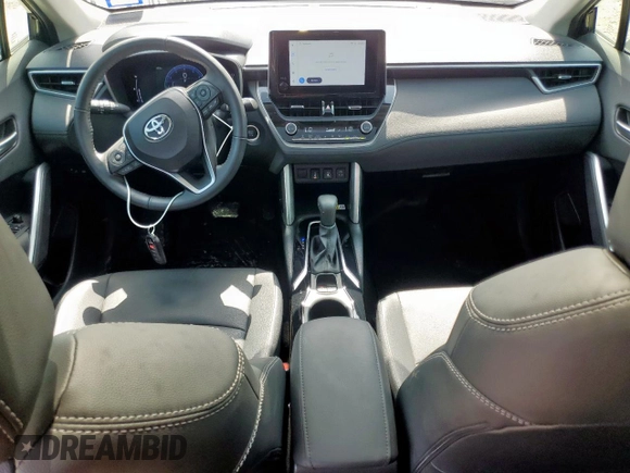 2023 Toyota Corolla Cross XLE with VIN 7MUDAAAG2PV072301, listed as a Copart auction lot 63484815 with 25,017 mi miles and Salvage title. Bid and sale history available at DreamBid. Image 8.
