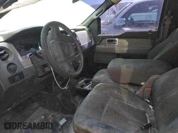2010 Ford F-150 XL with VIN 1FTEX1CW7AFA12927, listed as a Copart auction lot 41544835 with 240,143 mi miles and Salvage Title. Bid and sale history available at carsss.com. Image 7.