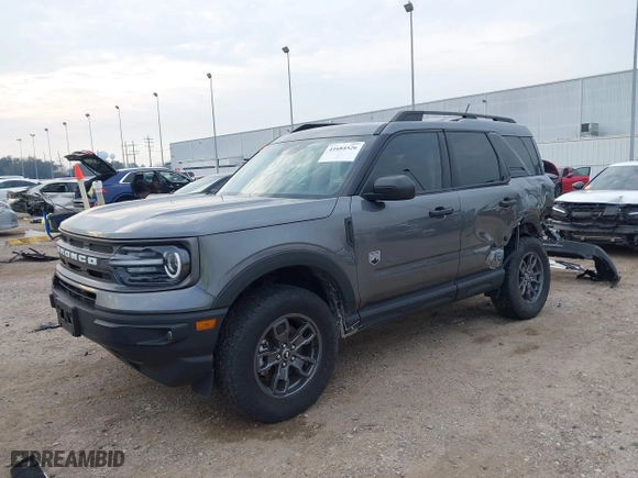 2024 Ford Bronco Sport Big Bend with VIN 3FMCR9B6XRRE93526, listed as a IAAI auction lot 41684526 with 3,539 mi miles. Bid and sale history available at carsss.com. Image 18.