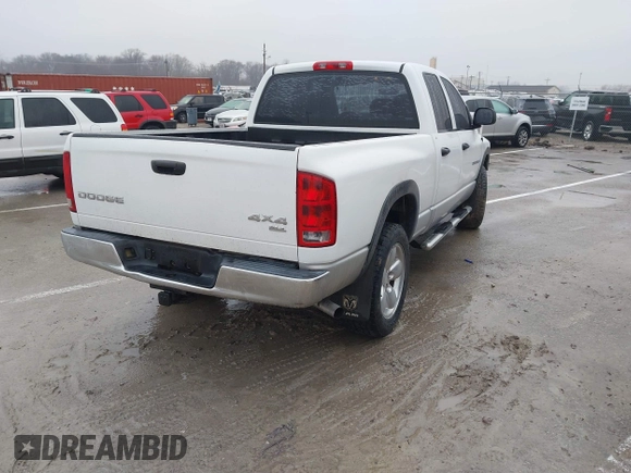 2004 Dodge 1500 SLT with VIN 1D7HU18N54S511832, listed as a IAAI auction lot 41495315 with 234,310 mi miles and . Bid and sale history available at carsss.com. Image 4.