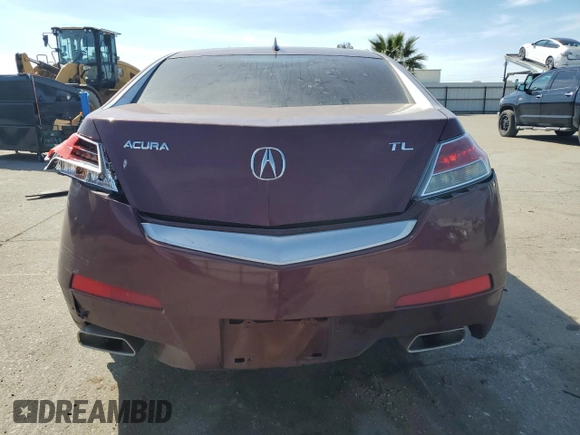 2010 Acura TL with VIN 19UUA8F28AA002257, listed as a Copart auction lot 50760165 with 203,594 mi miles and Salvage Title. Bid and sale history available at carsss.com. Image 6.