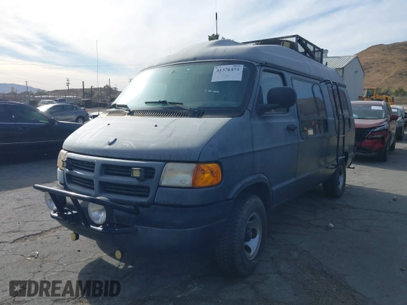 2000 Dodge Cargo Conversion with VIN 2B6HB11Y1YK165030, listed as a IAAI auction lot 41376473 with 156,829 mi miles and . Bid and sale history available at DreamBid. Image 2.