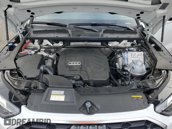 2023 Audi Q5 S line Premium with VIN WA1GAAFY8P2122385, listed as a Copart auction lot 71277064 with 13,629 mi miles and Salvage title. Bid and sale history available at DreamBid. Image 14.