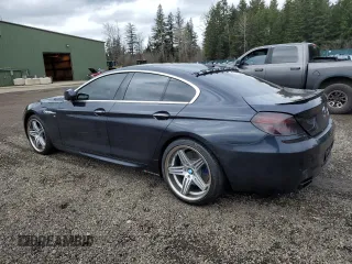 2013 BMW 6 Series 650i with VIN WBA6B2C50DD128242, listed as a Copart auction lot 44441885 with 107,960 mi miles and Salvage Title. Bid and sale history available at DreamBid. Image 2.