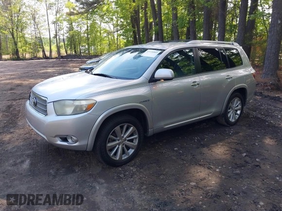 2008 Toyota Highlander Hybrid Limited with VIN JTEEW44AX82024042, listed as a IAAI auction lot 42116069 with 358,321 mi miles. Bid and sale history available at carsss.com. Image 2.