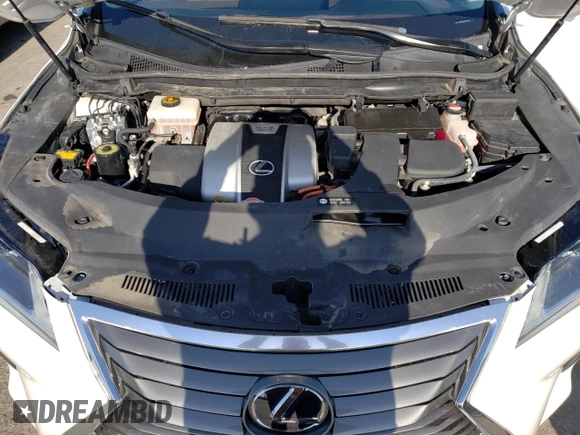 2017 Lexus RX 450h with VIN 2T2BGMCA5HC011623, listed as a Copart auction lot 56429395 with 55,282 mi miles and Salvage title. Bid and sale history available at DreamBid. Image 12.