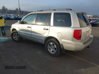 2005 Honda Pilot EX-L z VIN 2HKYF18685H542800, wystawiony jako IAAI lot #41473958 z przebiegiem Nie podano mil oraz . Historia ofert i sprzedaży dostępna na DreamBid. Obrazek 3.